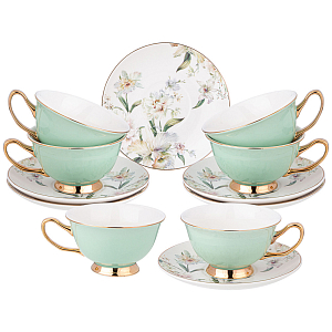 Чайный набор из фарфора на 6 персон Tea Porcelain Set
