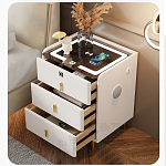Умная прикроватная тумбочка c зарядкой для телефона Smart Furniture варинант исполнения - 5 | Loft Concept в Орле