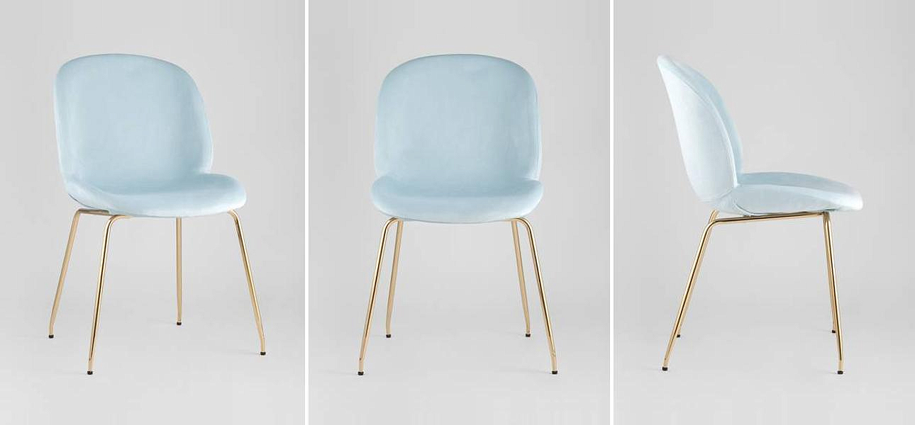 Стул Светло-Голубой Vendramin Chair Стул Светло-Голубой Vendramin Chair - Loft-Concept в Орле