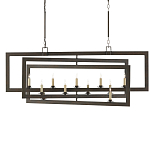 Люстра из пересекающихся прямоугольных элементов Intersecting Rectangles варинант исполнения - 2 | Loft Concept в Орле