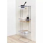 Полка напольная трехъярусная для ванной Bathroom Floor Shelf варинант исполнения - 1 | Loft Concept в Орле