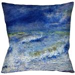 Подушка декоративная морской принт Impressionism in Art варинант исполнения - 1 | Loft Concept в Орле