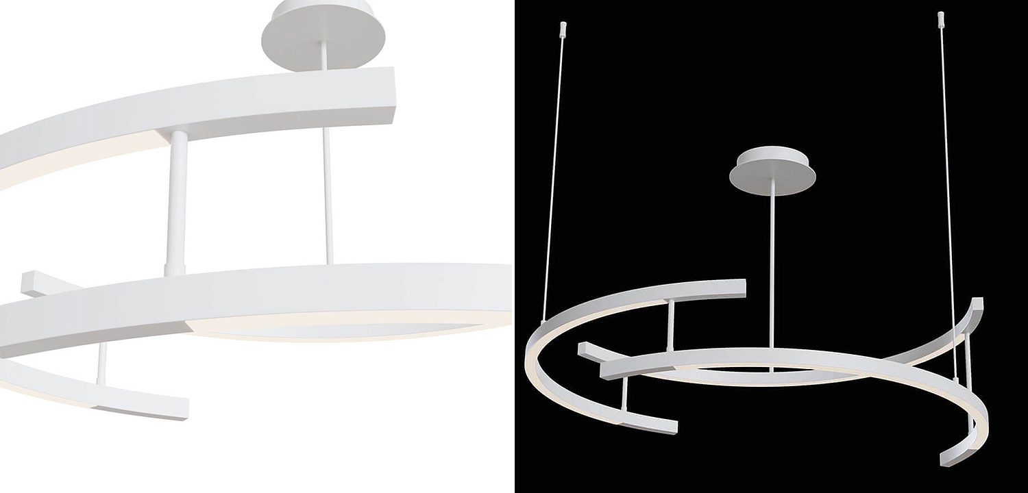 Люстра Smeragde Light Chandelier white arcs Люстра Smeragde Light Chandelier white arcs - Loft-Concept в Орле