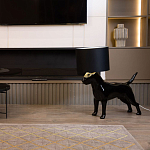 Лампа COLLECTION OF DOGS с абажуром Бультерьер варинант исполнения - 8 | Loft Concept в Орле