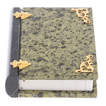 Шкатулка в виде книги из натурального камня змеевик Stone Casket варинант исполнения - 1 | Loft Concept в Орле