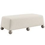 Дизайнерская Банкетка Wakonda с деревянными шариками  варинант исполнения - 1 | Loft Concept в Орле