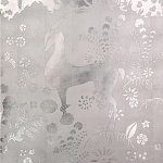 Обои ручная роспись в стиле Арт-деко Rateau Bas Relief on Tarnished Silver gilded paper варинант исполнения - 1 | Loft Concept в Орле