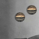 Бра в форме диска из керамогранита Eclipse of Celestial Bodies варинант исполнения - 5 | Loft Concept в Орле