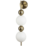 Бра с плафонами шарами из акрила и металла Crystal Globule Spheres Wall Lamp варинант исполнения - 1 | Loft Concept в Орле