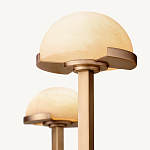 Люстрас 6-ю мраморными плафонами в форме купола Light Warm Light варинант исполнения - 2 | Loft Concept в Орле