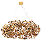 Люстра подвесная круглая с многочисленными металлическими круглыми элементами Terzani Argent варинант исполнения - 4 | Loft Concept в Орле