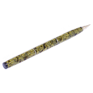 Ручка шариковая из натурального камня Змеевик Stone Pens