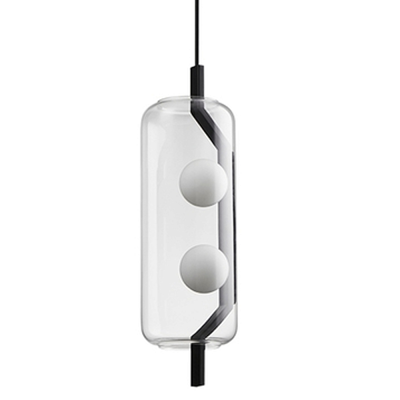 Подвесной светильник Genevra lamp Черный Прозрачный Подвесной светильник Genevra lamp Черный Прозрачный в Орле | Loft Concept