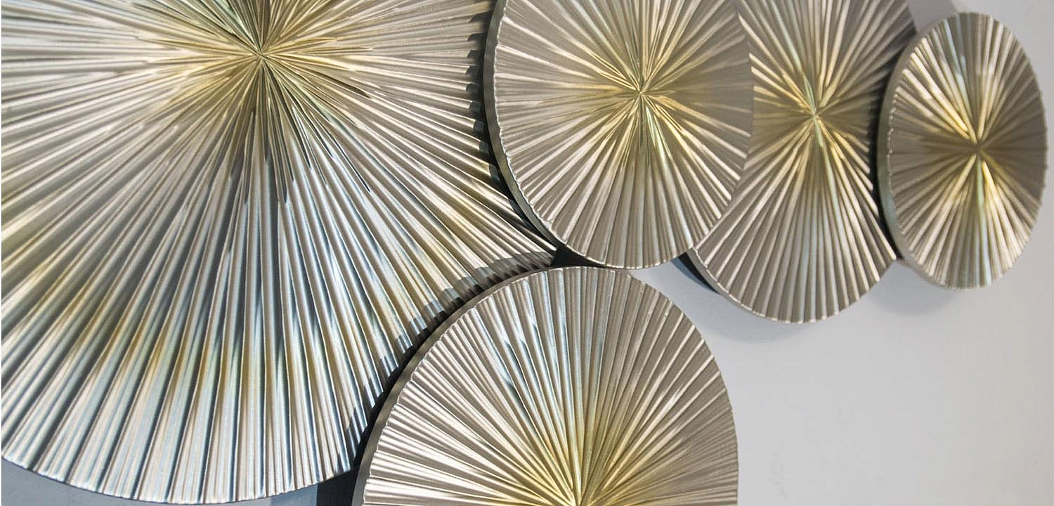 Арт-объект Apollo Gold and Silver Wall Plaque Disc 5 Арт-объект Apollo Gold and Silver Wall Plaque Disc 5 - Loft-Concept в Орле