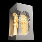 Встраиваемый в стену гипсовый светильник под покраску с колоннами и арками в античном стиле Antiquity Athena варинант исполнения - 7 | Loft Concept в Орле