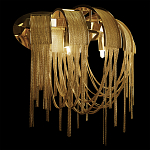 Бра с металиическими цепочками и дугообразными элементами Atlantis Chain варинант исполнения - 12 | Loft Concept в Орле