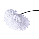 Изогнутый торшер с декором в виде перьев Plumage White Floor Lamp варинант исполнения - 2 | Loft Concept в Орле