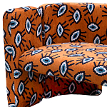 Акцентный Двухместный Диван Leela Оранжевый Орнамент варинант исполнения - 2 | Loft Concept в Орле