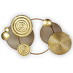 Панно настенное Blank Sheet Golden Orbit варинант исполнения - 1 | Loft Concept в Орле