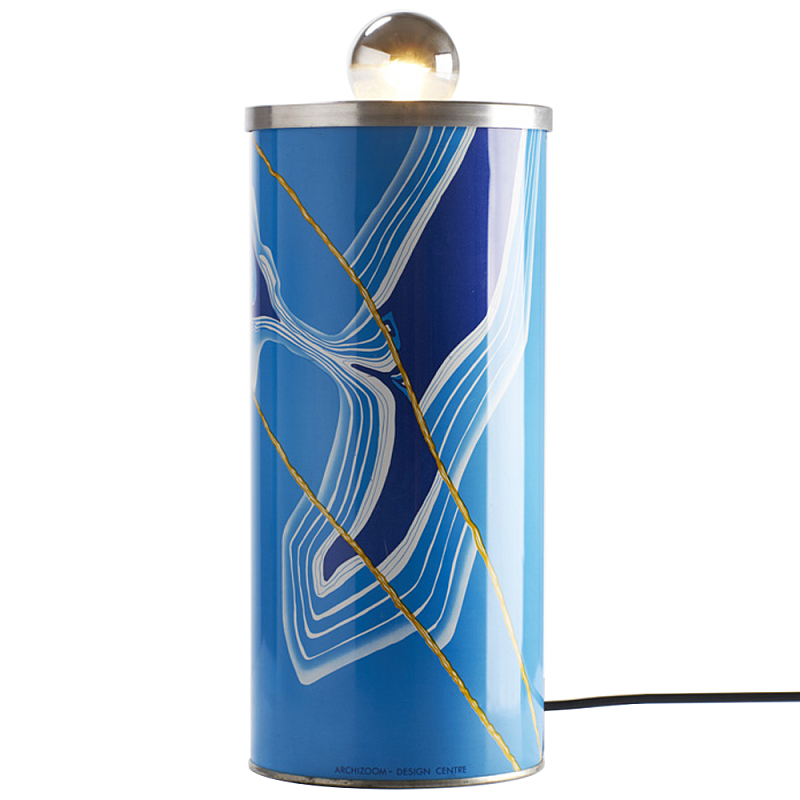 Настольная дизайнерская лампа Poltronova Sempronio Table Lamp Голубой Синий в Орле | Loft Concept 