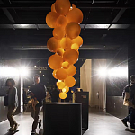 Люстра виноградная гроздь Grape Balls Янтарный цвет варинант исполнения - 3 | Loft Concept в Орле