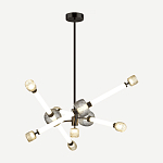 Светодиодная люстра Rovelly Black варинант исполнения - 2 | Loft Concept в Орле