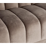 Диван трехместный велюровый серый Island of Comfort варинант исполнения - 4 | Loft Concept в Орле