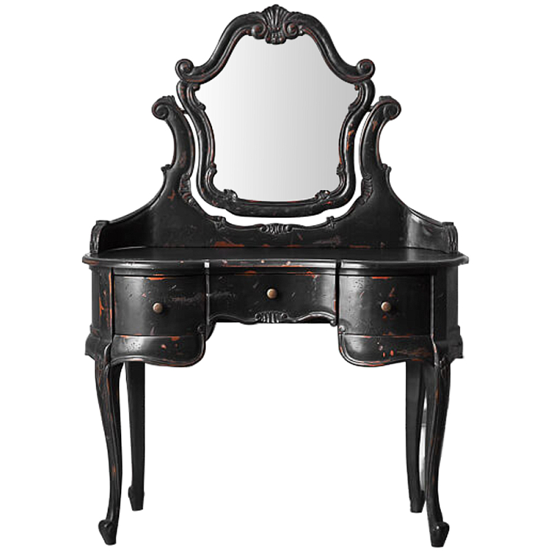 Трельяж Black Felicienne Dressing Table Черный Коричневый Трельяж Black Felicienne Dressing Table Черный Коричневый в Орле | Loft Concept