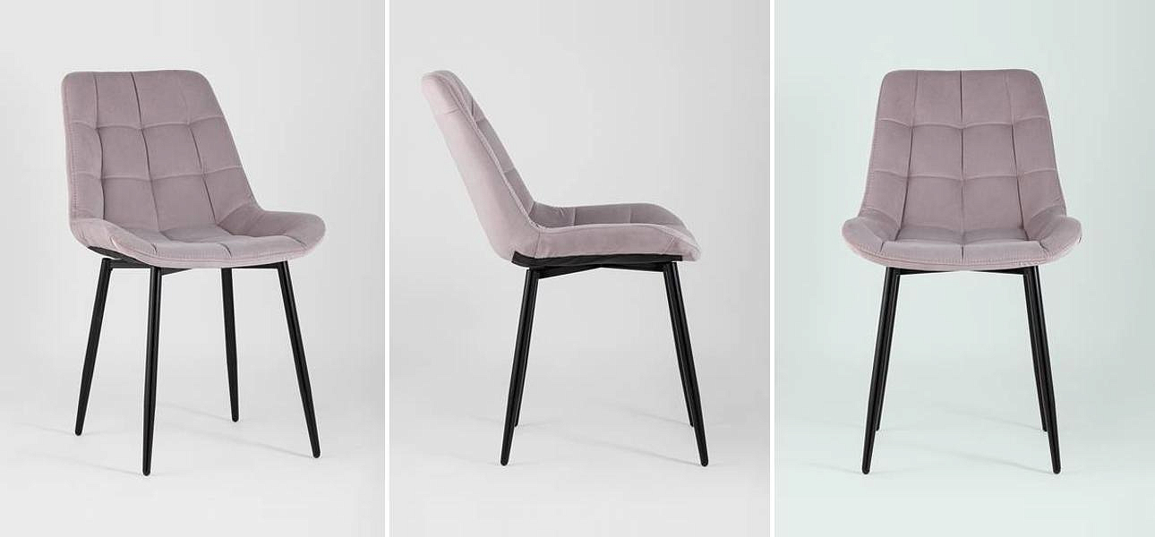 Стул NANCY Chair Пыльно-Розовый Велюр Стул NANCY Chair Пыльно-Розовый Велюр - Loft-Concept в Орле