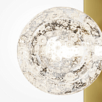 Бра с плафоном из прозрачного стекла с пузырьками воздуха Effervia варинант исполнения - 3 | Loft Concept в Орле