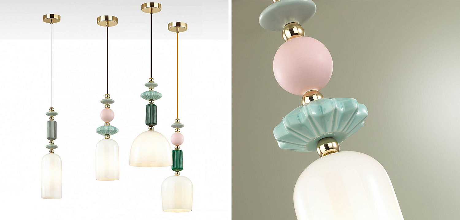 Подвесной светильник Iris hanging lamp candy Подвесной светильник Iris hanging lamp candy - Loft-Concept в Орле