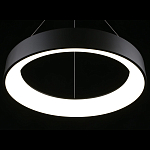 Люстра подвесная светодиодная Black Circle варинант исполнения - 4 | Loft Concept в Орле