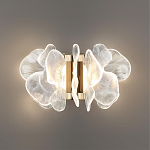 Бра с крупными прозрачными лепестками с рельефной поверхностью Ethereal Bloom варинант исполнения - 4 | Loft Concept в Орле