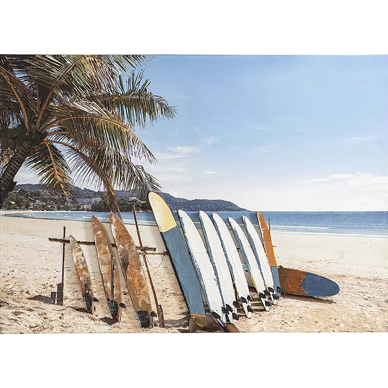Панно декоративное в морском стиле Seascape and Surfing Мульти Панно декоративное в морском стиле Seascape and Surfing Мульти в Орле | Loft Concept
