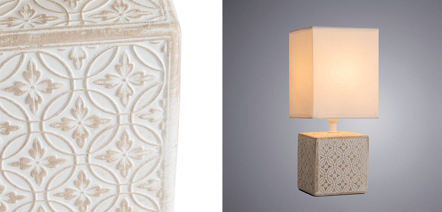 Настольная лампа Дизайнерская Lazio Ivory Table Lamp Настольная лампа Дизайнерская Lazio Ivory Table Lamp - Loft-Concept в Орле