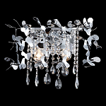 Бра с металлическими лепестками и хрустальными подвесками Leaf Cascade варинант исполнения - 2 | Loft Concept в Орле