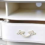 ТВ-тумба из массива дерева в стиле прованс Montmartre Provence TV Stand варинант исполнения - 3 | Loft Concept в Орле