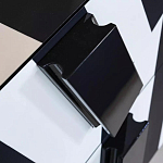 Дизайнерский комод в чёрно-белую полоску Ziqqurat варинант исполнения - 1 | Loft Concept в Орле