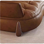 Кресло кожаное с деревянным каркасом Medieval Furniture варинант исполнения - 3 | Loft Concept в Орле