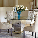 Стол обеденный круглый на зеркальном основании Spectacular Table варинант исполнения - 2 | Loft Concept в Орле