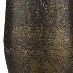 Торшер с фактурным массивным корпусом и тканевым цилиндрическим абажуром Textured Monolith варинант исполнения - 4 | Loft Concept в Орле