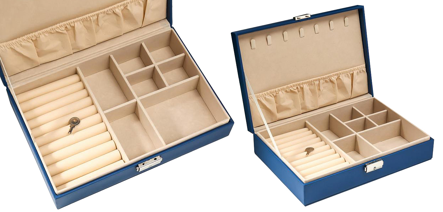 Шкатулка Mazarine Jewerly Organizer Box blue Шкатулка Mazarine Jewerly Organizer Box blue - Loft-Concept в Орле