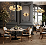 Люстра круглая с фактурными элементами в виде ракушек Inspired Sea варинант исполнения - 6 | Loft Concept в Орле