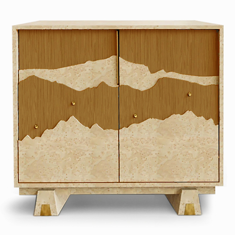 Буфет Okinawa Ginger Бежевый Горчичный Золотой в Орле | Loft Concept 