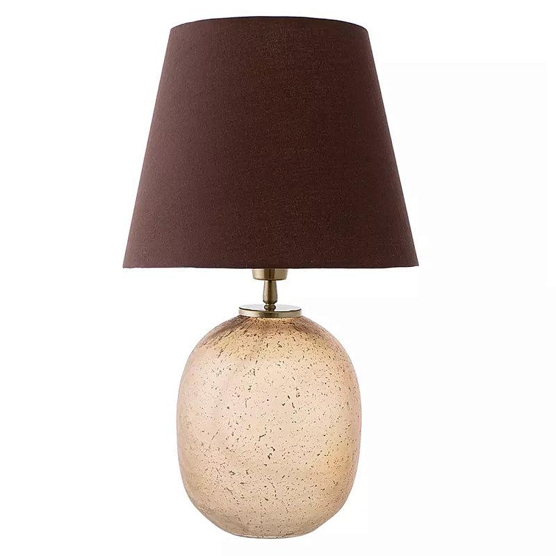 Настольная лампа с тканевым абажуром на овальном основании Lampshade on Oval Base Терракотовый Настольная лампа с тканевым абажуром на овальном основании Lampshade on Oval Base Терракотовый в Орле | Loft Concept
