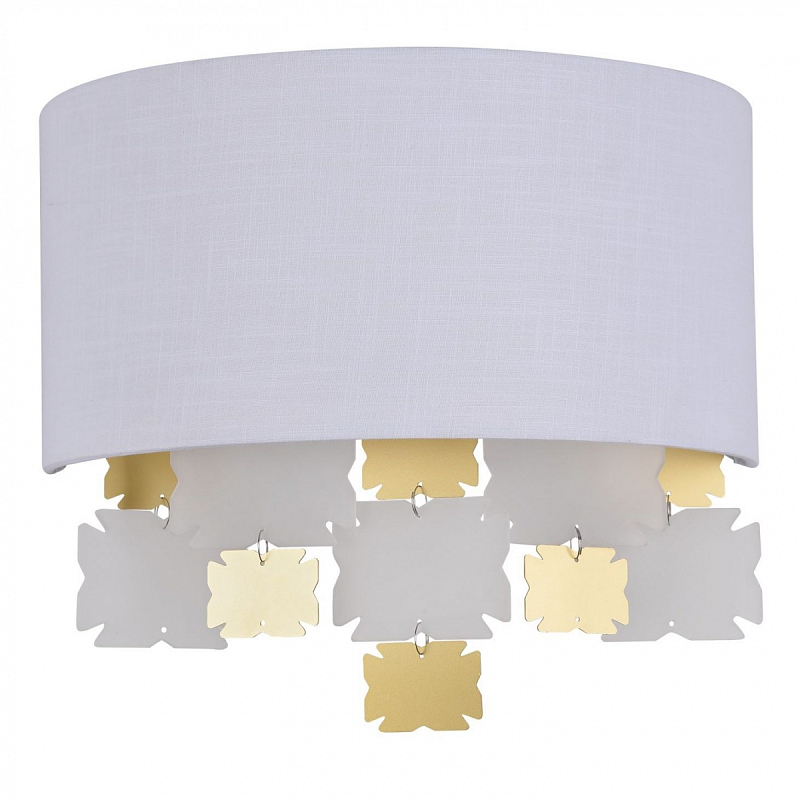 Бра Jacopo Mosaic Sconces Double Латунь Белый Бра Jacopo Mosaic Sconces Double Латунь Белый в Орле | Loft Concept