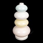 Настольная лампа из стеклянных сфер в пастельных тонах Высота 40 см Pastel Lunaria варинант исполнения - 3 | Loft Concept в Орле