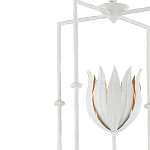 Подвесной светильник белый c абажуром в виде цветка тюльпана White Tulips варинант исполнения - 1 | Loft Concept в Орле