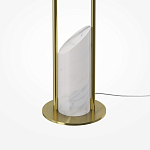 Напольный торшер светодионый золотой Lumen Duo варинант исполнения - 4 | Loft Concept в Орле