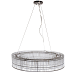 Подвесная люстра в форме круга Light Source Antique Nickel варинант исполнения - 1 | Loft Concept в Орле